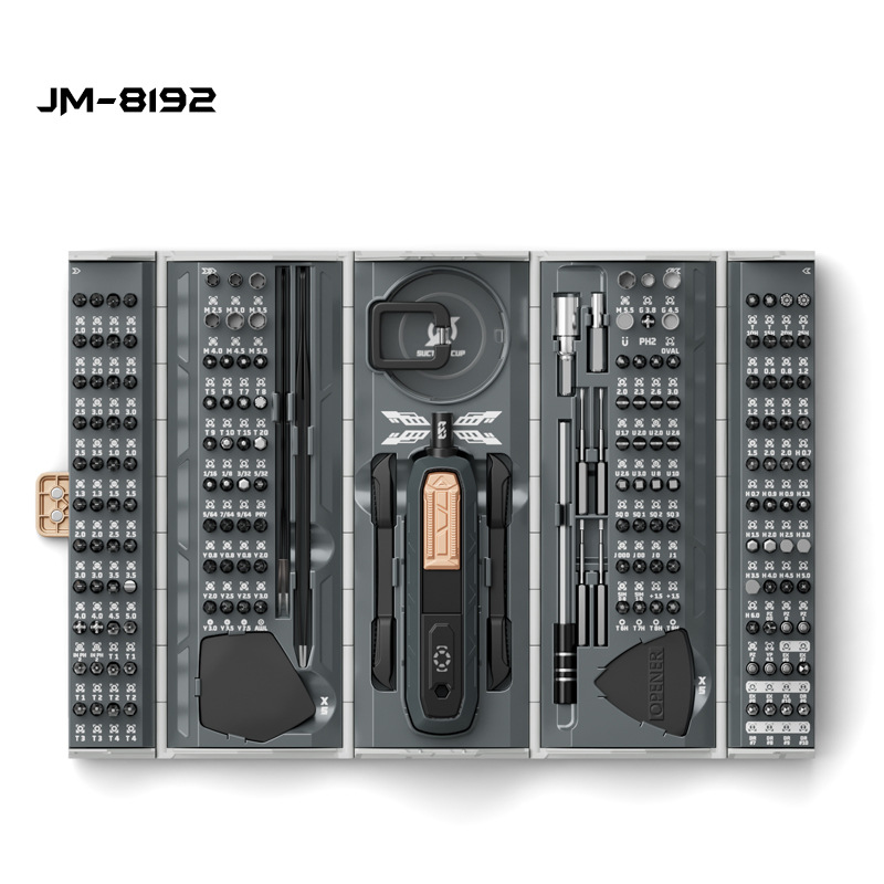 Picture of 180-piece manual precision tool combination screwdriver set JM-8192 mobile phone model airplane dismantling machine repair box