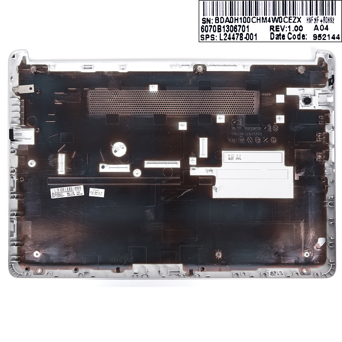 Picture of New Replacement Laptop Cover For HP 14-CF 14-CR 14-DF TPN-I135 Bottom Base Cover Lower Case Silver