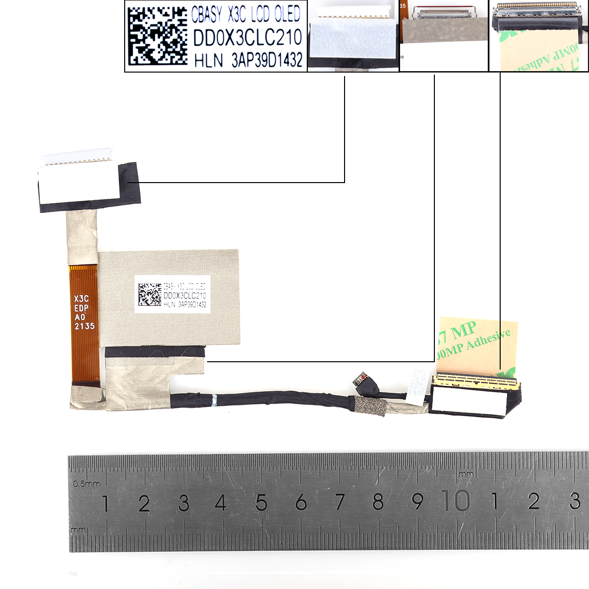 Picture of New LCD Display Screen Cable Replacement  For HP Spectre X360 14-EA TPN-Q250 40pin 0.5
