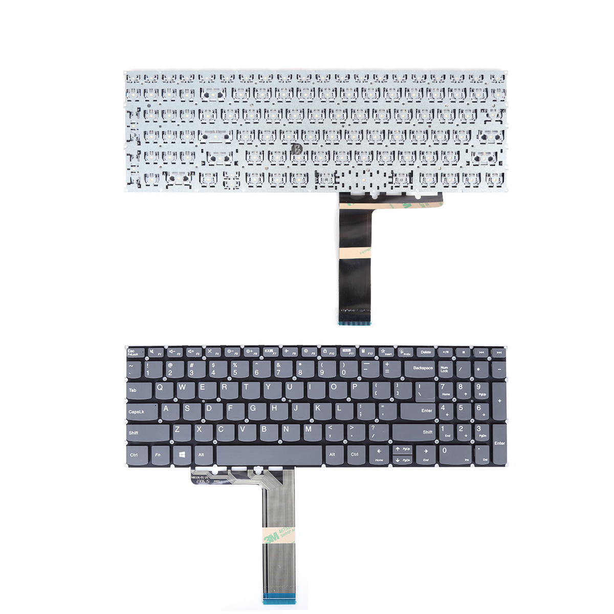 Picture of New Replacement Laptop Keyboard For Lenovo Ideapad 3-15ADA6 3-15ALC6 3-15ITL6 (Without FRAME And Backlit,WIN8) OEM US Layout