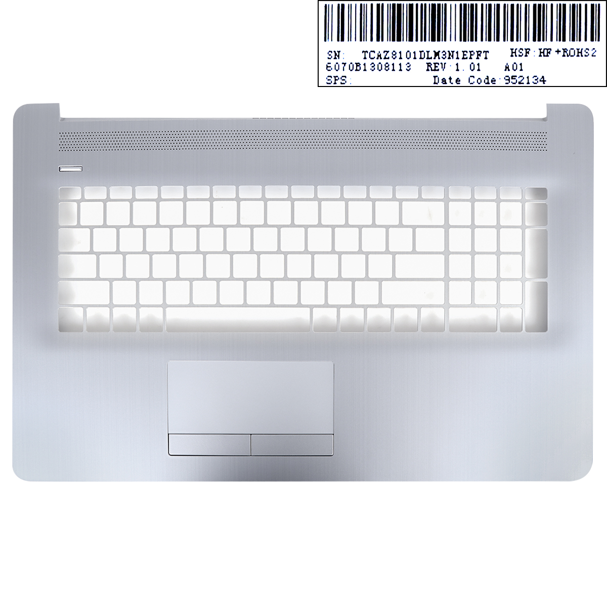 Picture of New Replacement Laptop Cover For  HP Pavilion 17-CA 17-BY 17.3''Silver Upper Palmrest W/ODD Keyboard Cover