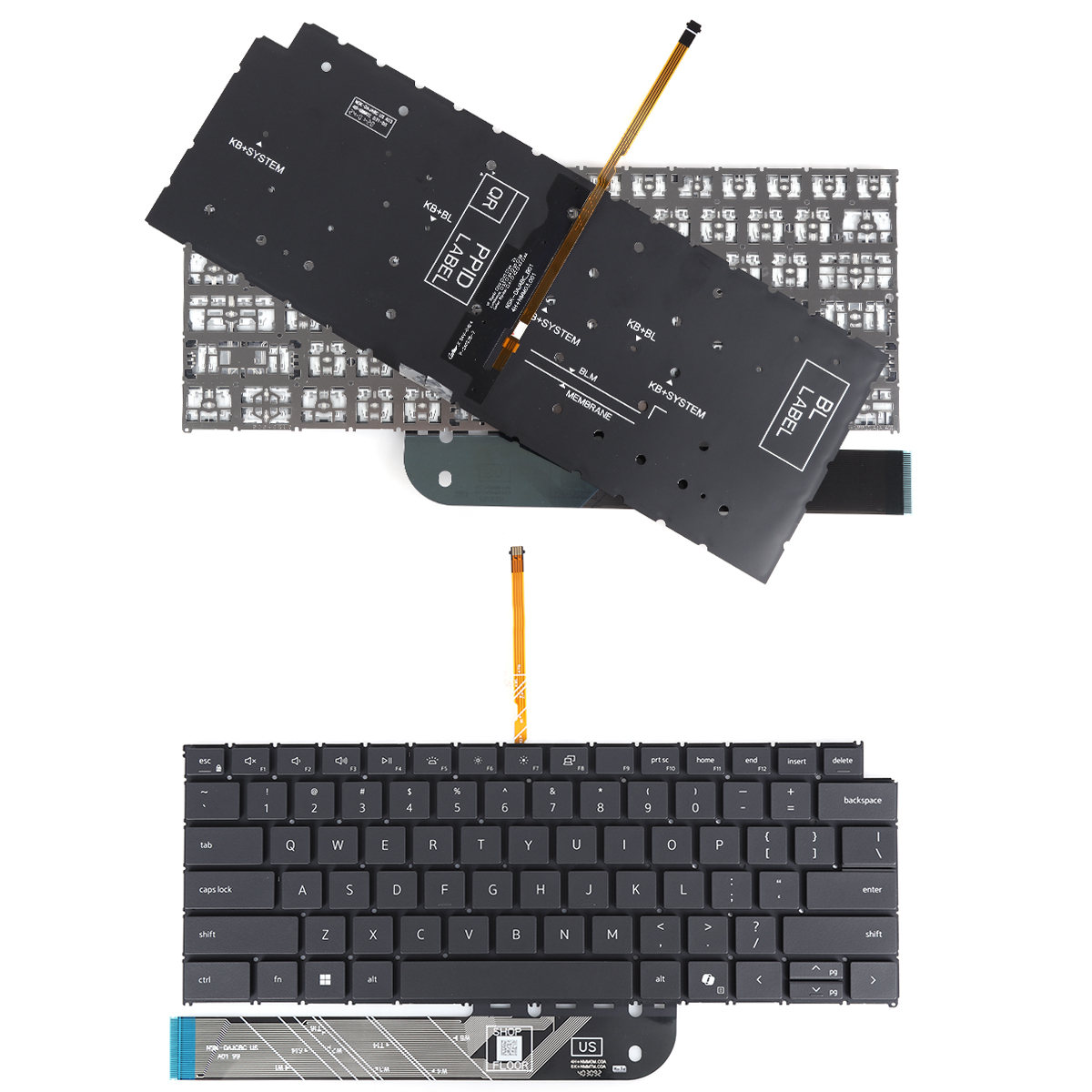 Picture of New Replacement Laptop Keyboard For DELL Inspiron 14 7240 2 in 1 14 7415 7425 Black(backlit win8) US Layout