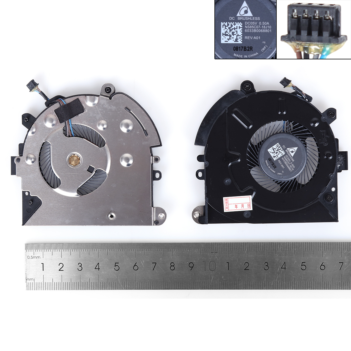 Picture of New Replacement CPU Cooling Fan For Cooling CPU Fan for HP Elitebook 730 735 835 G5 G6 830 G5 Laptop（ORG） N/A Layout