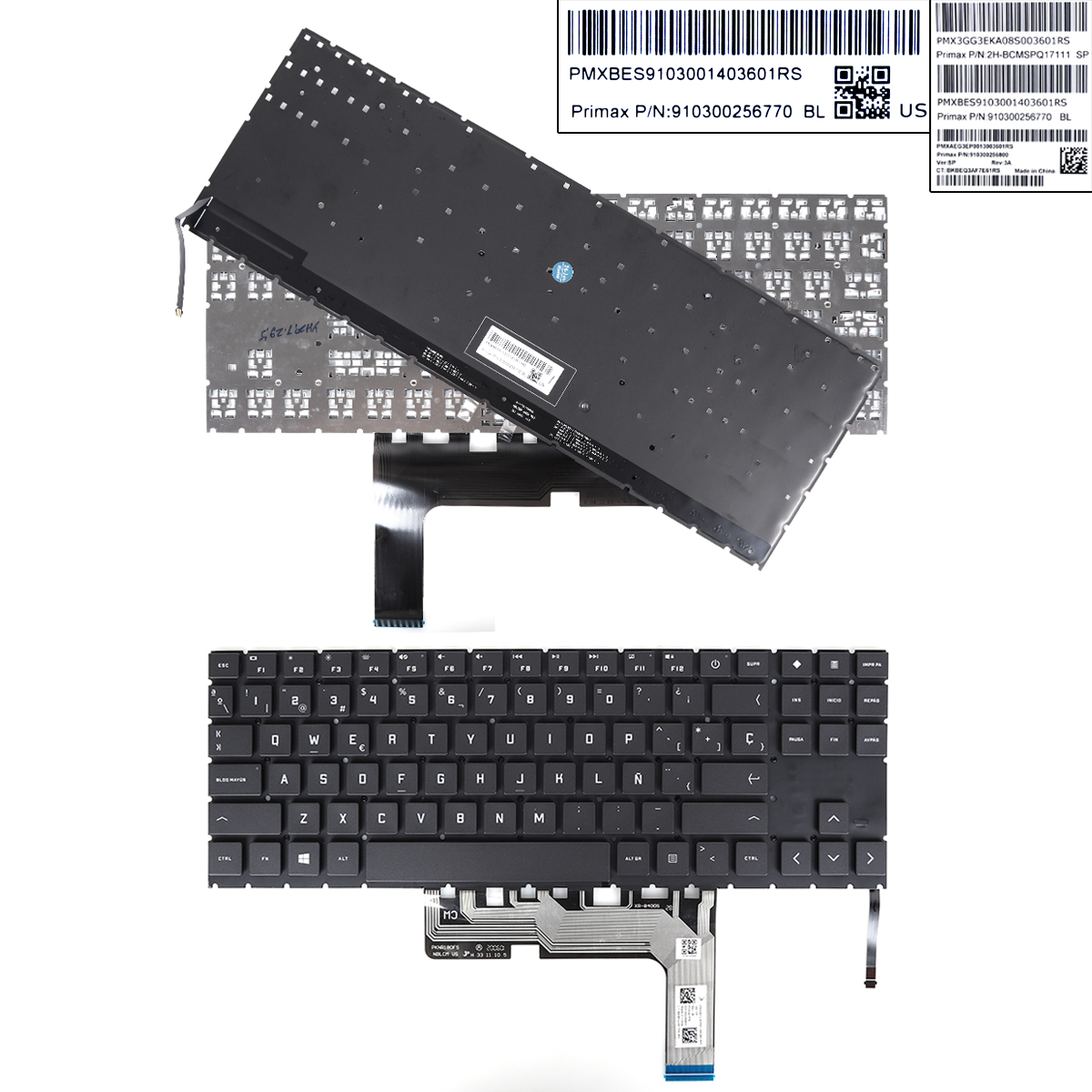 Picture of New Replacement Laptop Keyboard For HP  15-EN-15-EK   backlit, black SP Layout