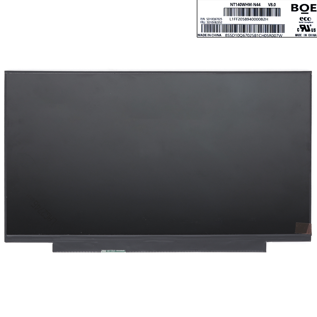 Picture of M140NWR8 R1 NT140WHM-N43 NT140WHM-N44 14.0 "Laptop LCD 1366*768 EDP 30 pins