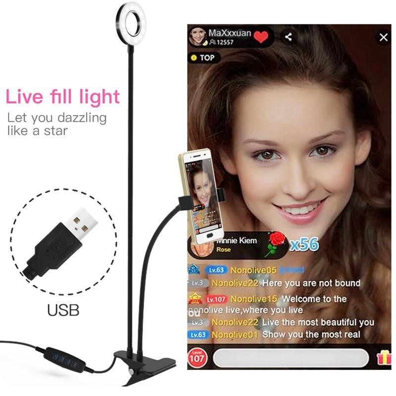 ring light with lazy bracket ring light with lazy bracket