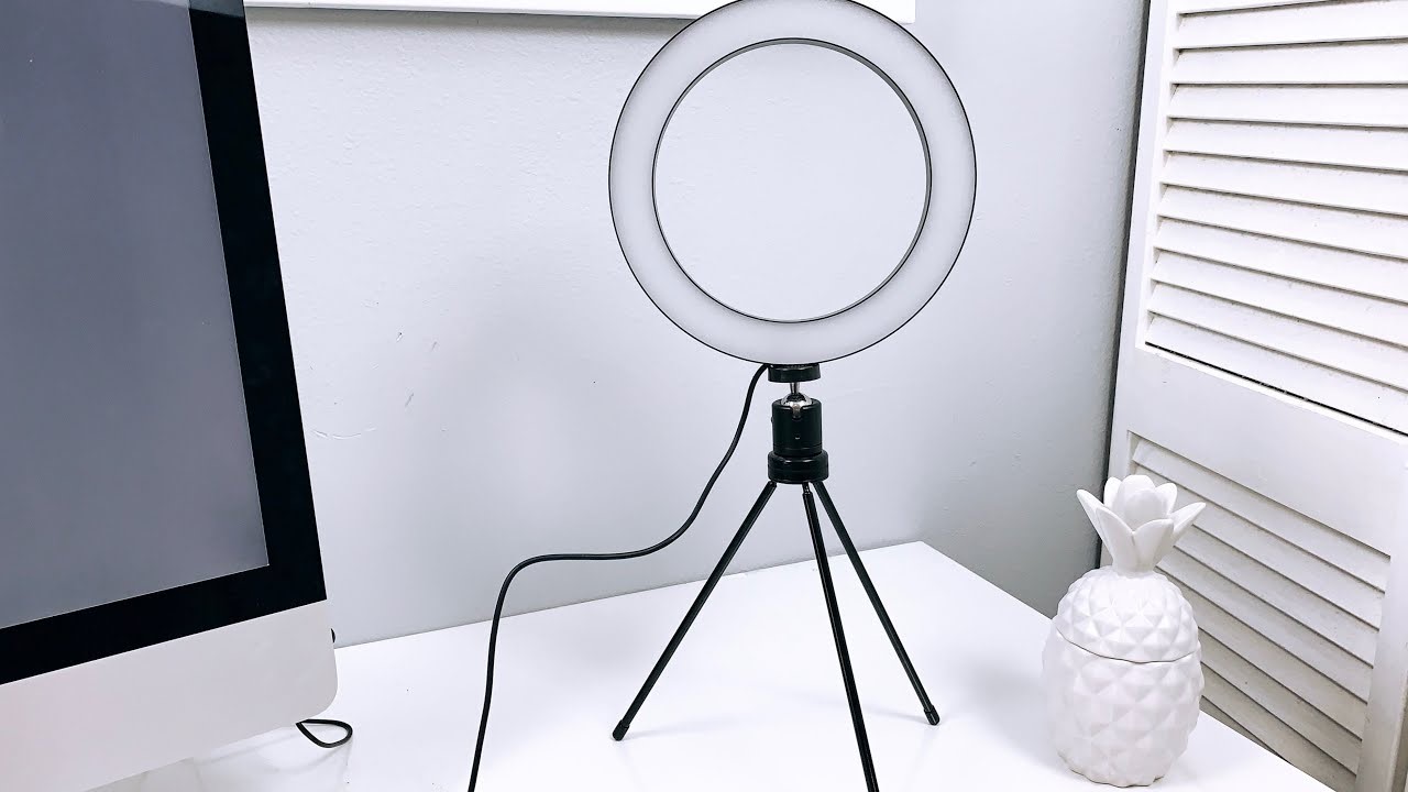 bluetooth desktop ring light