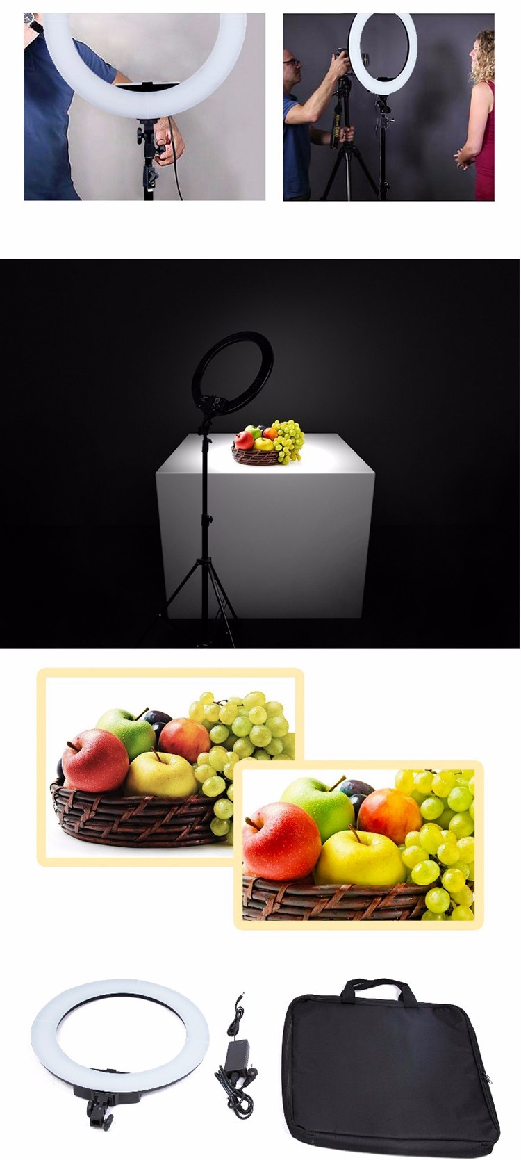 18 inch stepless dimming ring light 18 inch stepless dimming ring light