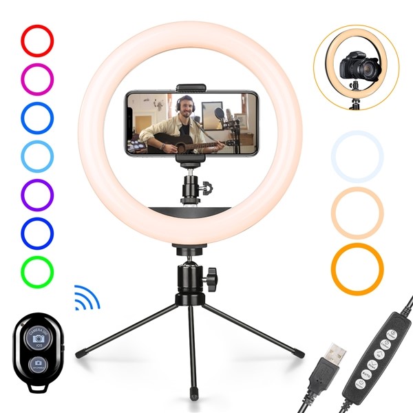 rainbow rgb ring light for instagram rainbow rgb ring light for instagram