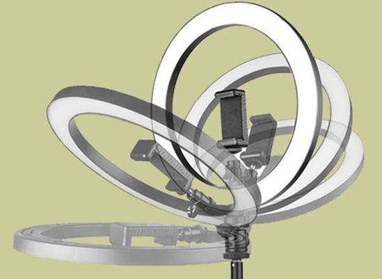 AIXPI Ring Light 10inch Fill Light with Tripod Stand & Phone Holder AIXPI Ring Light 10inch Fill Light with Tripod Stand & Phone Holder
