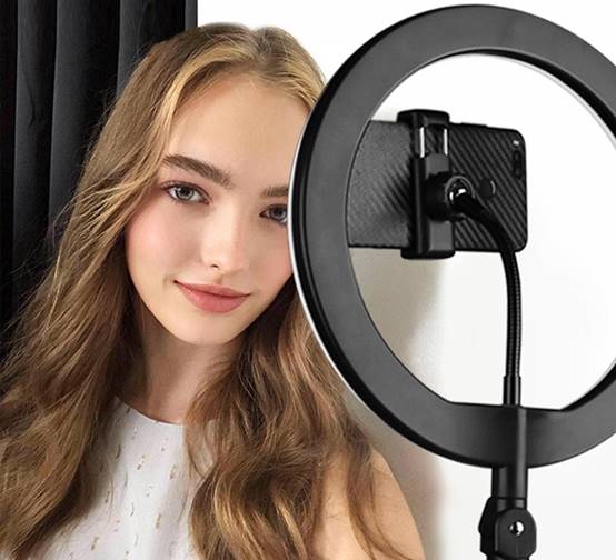 AIXPI Ring Light 10inch Fill Light with Tripod Stand & Phone Holder AIXPI Ring Light 10inch Fill Light with Tripod Stand & Phone Holder