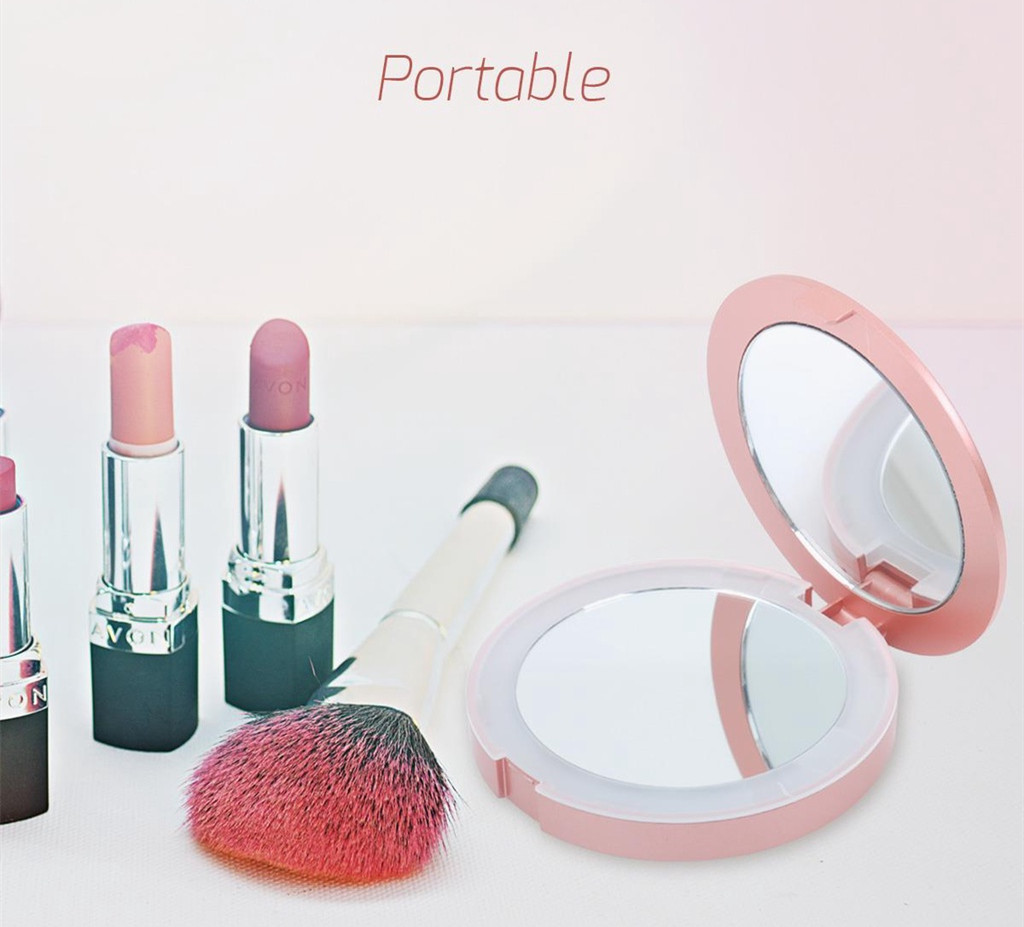 AIXPI Portable LED Folding Makeup Mirror AIXPI Portable LED Folding Makeup Mirror