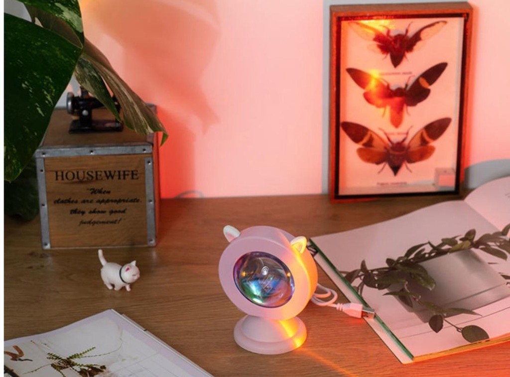 Cute Mini Sunset Light Photo Props Desktop Atmosphere Sunset Light Bedroom
