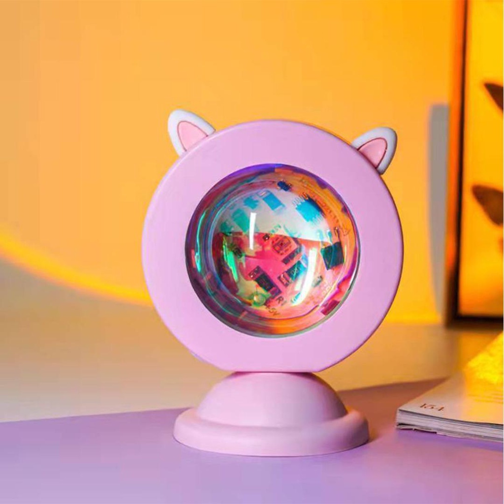 Cute Mini Sunset Light Photo Props Desktop Atmosphere Sunset Light Bedroom