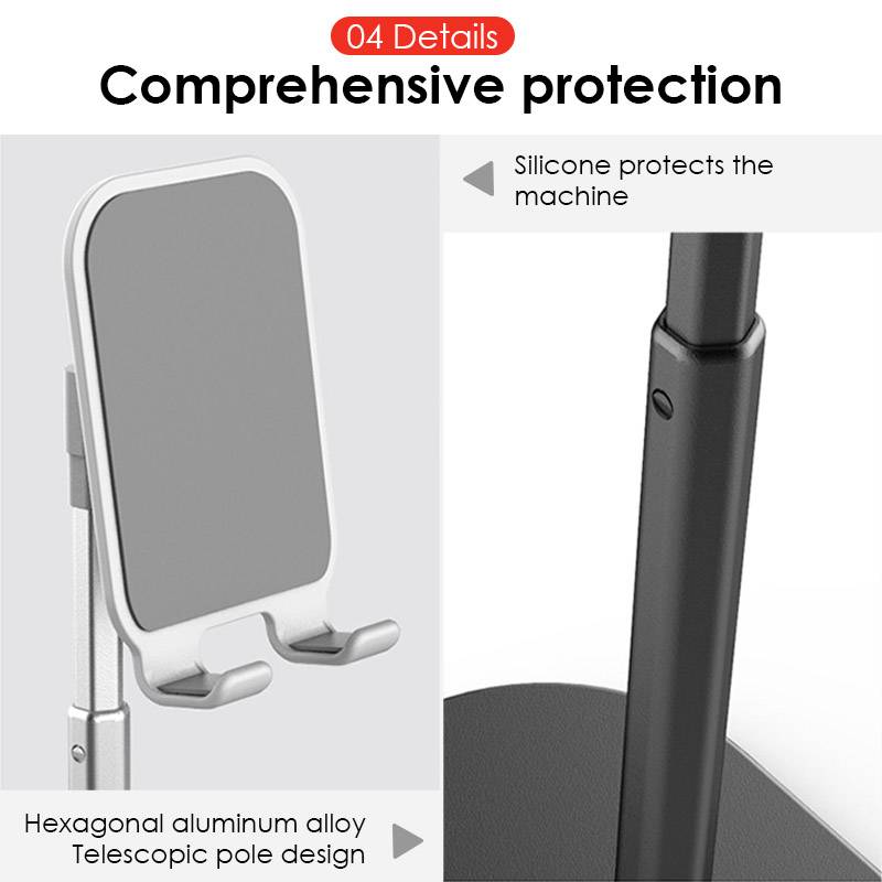 Universal Adjustable Mobile phone bracketx Mobile Phone Support Desktop Live Table Support Folding Lifting Telescopic