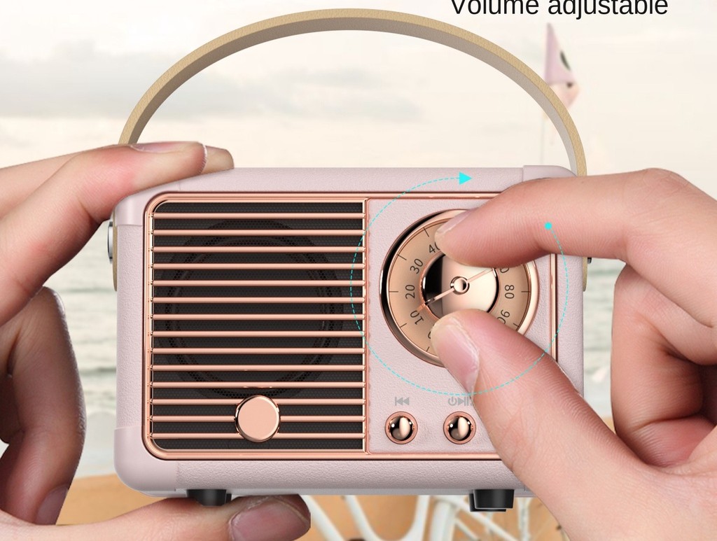 AIXPI Wireless bluetooth sound retro mini portable card small speaker desktop speaker AIXPI Wireless bluetooth sound retro mini portable card small speaker desktop speaker
