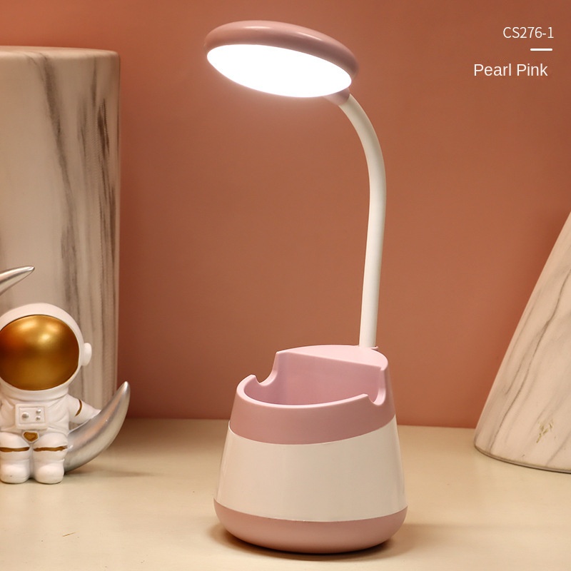 AIXPI Pen container ins girl desk lamp desk rechargeable eye protection study dormitory simple night reading lamp AIXPI Pen container ins girl desk lamp desk rechargeable eye protection study dormitory simple night reading lamp