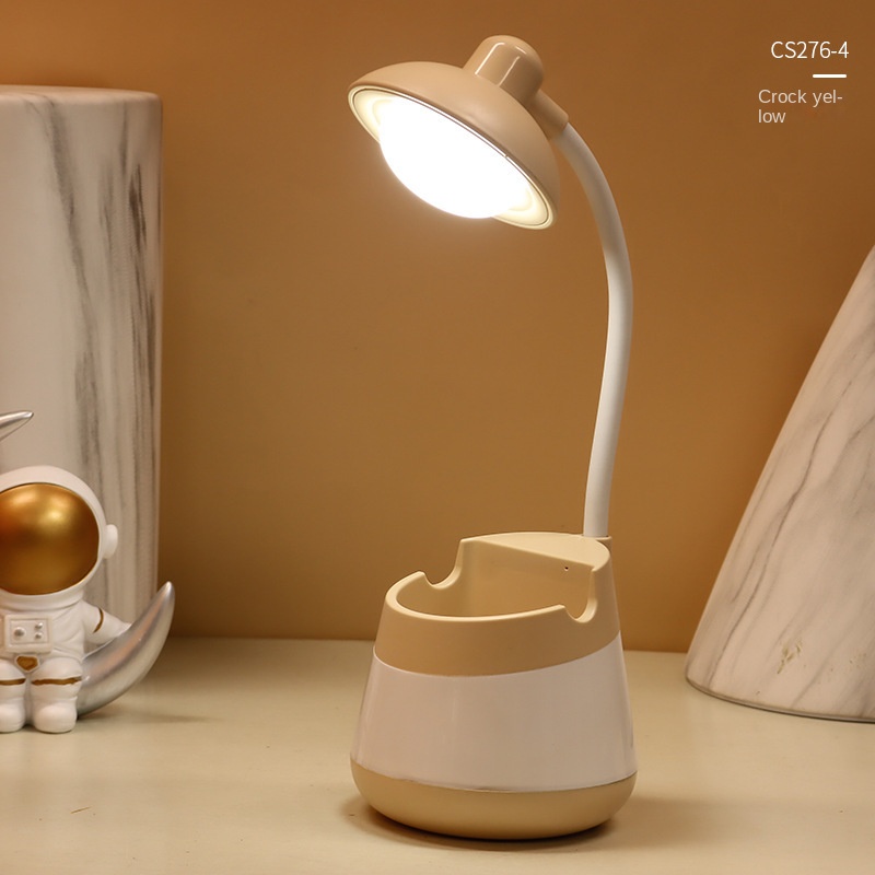 AIXPI Pen container ins girl desk lamp desk rechargeable eye protection study dormitory simple night reading lamp AIXPI Pen container ins girl desk lamp desk rechargeable eye protection study dormitory simple night reading lamp