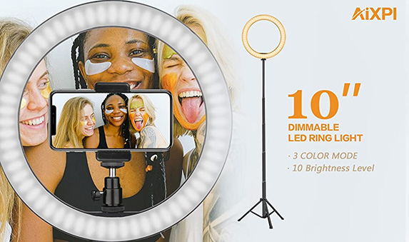 AIXPI L218 Ring Light 10 Inch Reviews