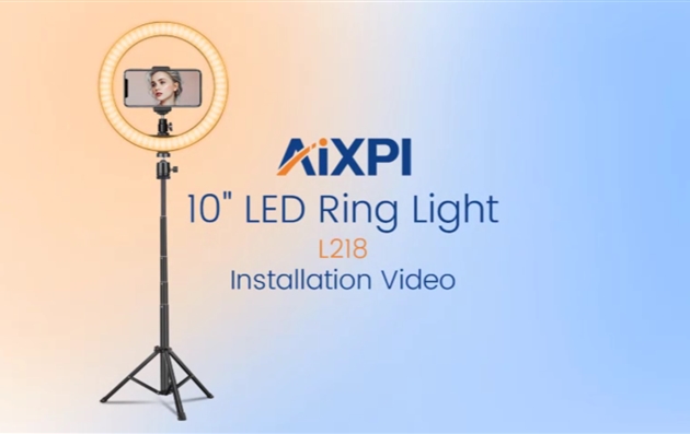L218 10 Inch Ring Light with Bluetooth 3609142 