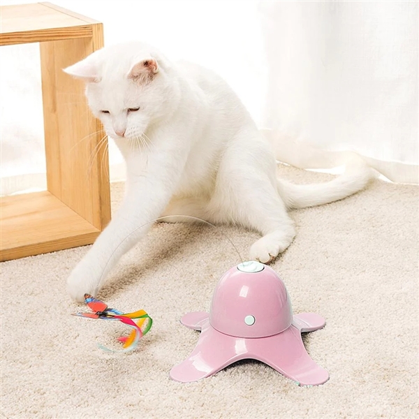 Picture of electric interactive flying butterfly cat toy for cats toys