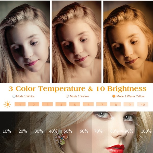 adjust color temperature brightness adjust color temperature brightness