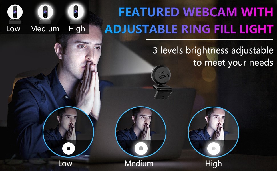 3 levels brightness adjustable 3 levels brightness adjustable