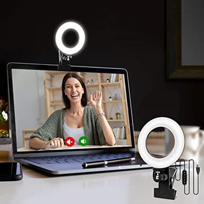 6 inch ring light with clamp mount