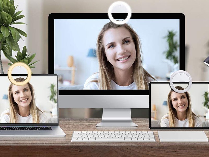 clip on selfie light clip on selfie light