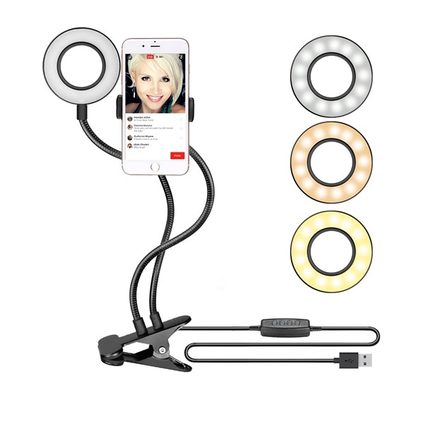 selfie ring light with lazy bracket selfie ring light with lazy bracket