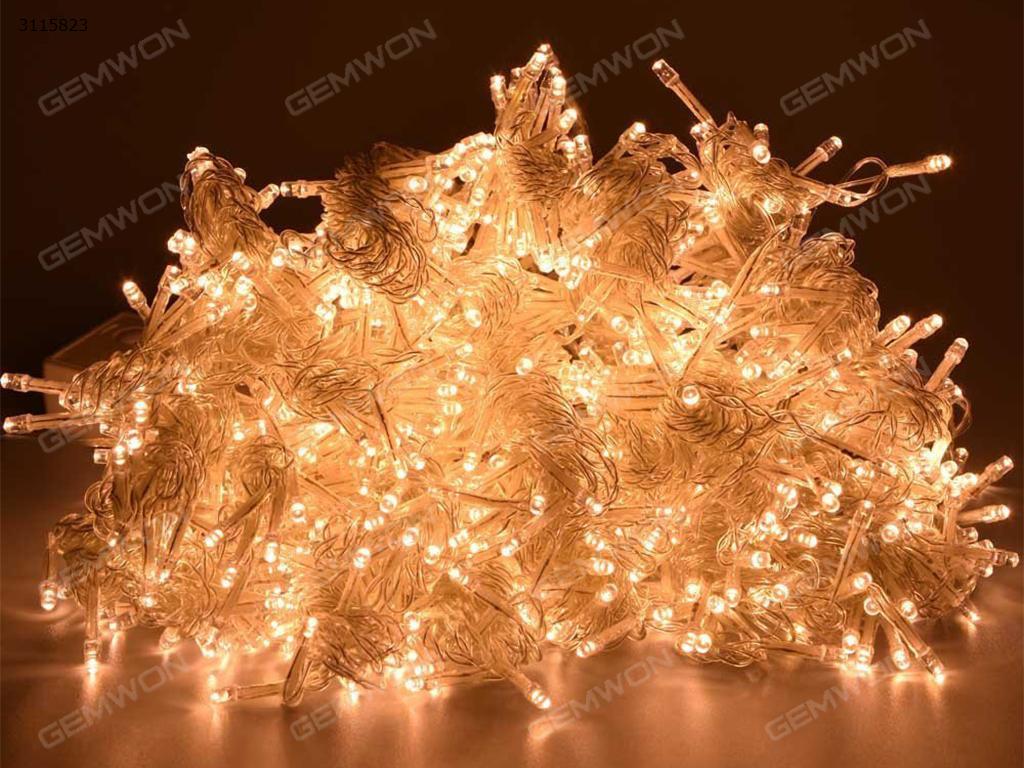 300 Led Light Curtain Icicle Lights, White Christmas Curtain String Fairy Wedding Lights for Home, Garden, Kitchen, Bedroom, Livingroom, Party, Window Decorations, US, Warm white view 2