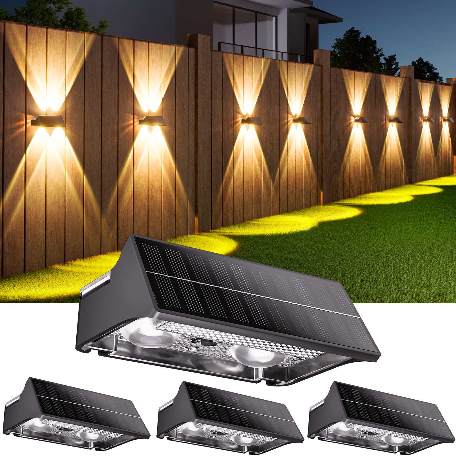 AIXPI KF04I-S4 Fence Lights 12179601 view 2