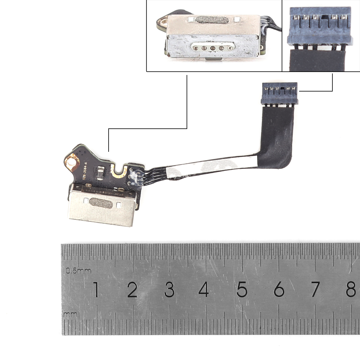 Picture of Genuine Macbook Pro Retina 13" Magsafe DC in power Board A1502 late 2013 - 2015（pulled，new 90%）