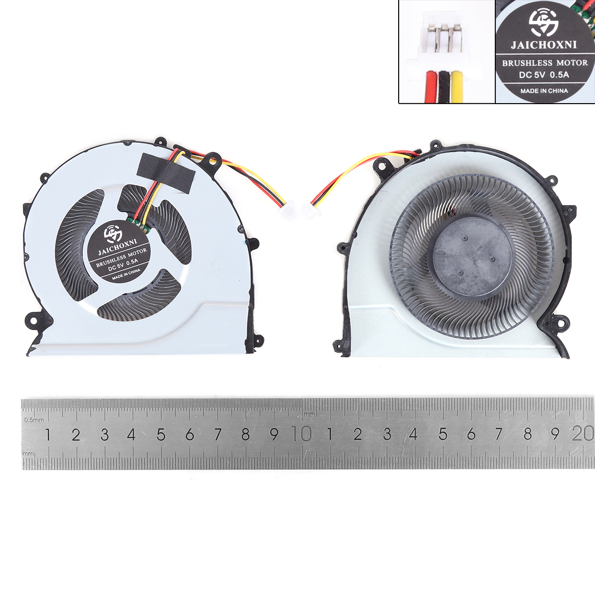 Picture of Laptop fan forNew Replacement CPU Cooling Fan For Samsung NP370R4E NP450R5U NP455R4J NP455R5V NP470R5E NP510R5E(OEM) DFS531005FL0T Layout