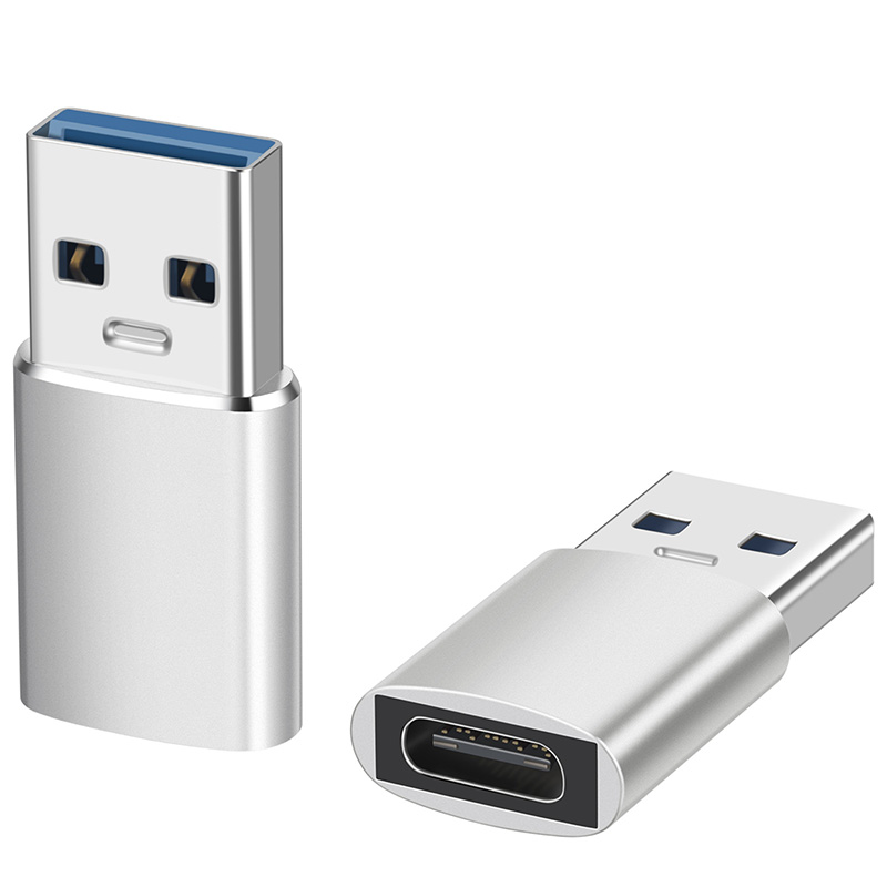 Picture of USB to Type-C Adapter 3.2A Revolution C female converter for Android Huawei Apple charging adapter