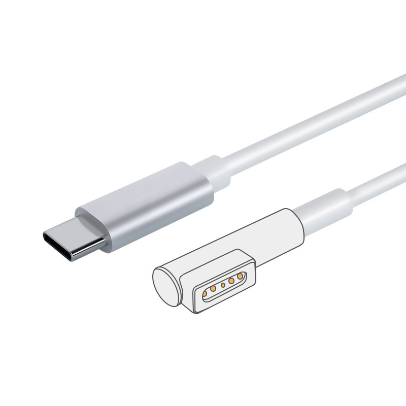 Picture of Suitable for Apple macbook magnetic PD fast charge cable TYPE-C to magsafe LED indicator PVC material