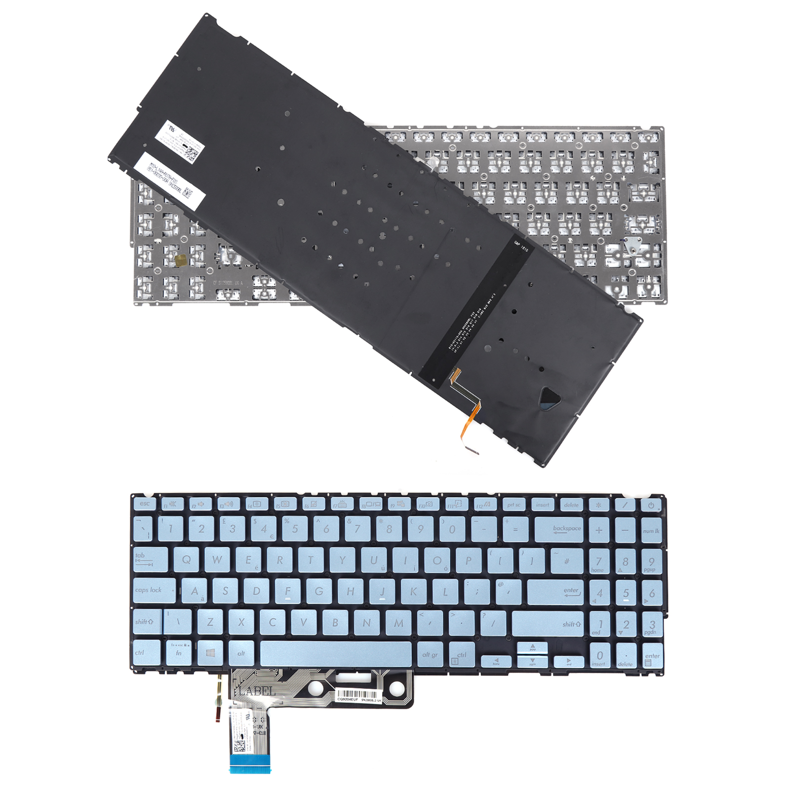 Picture of New Replacement Laptop Keyboard For ASUS UX533 Blue （Backlit） Uk Layout