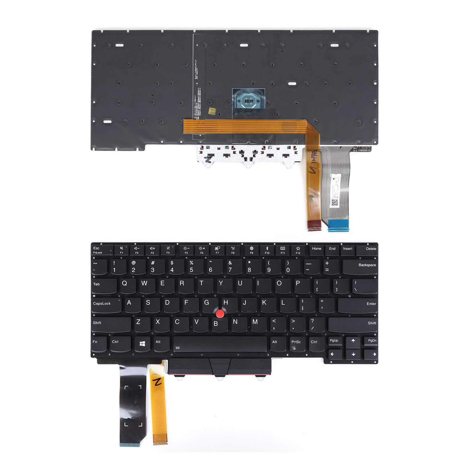 Picture of New Replacement Laptop Keyboard For LENOVO E14 Black（With Point stick,Backlit） US Layout