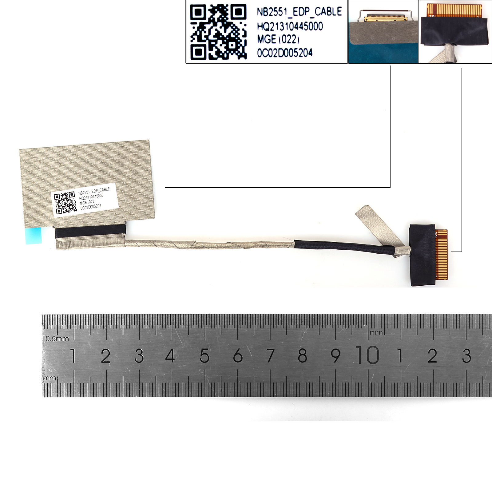 Picture of New LCD Display Screen Cable Replacement  For ASUS ZenBook 13 UX325J 13 U3700J UX325A UM325 30pin0.5