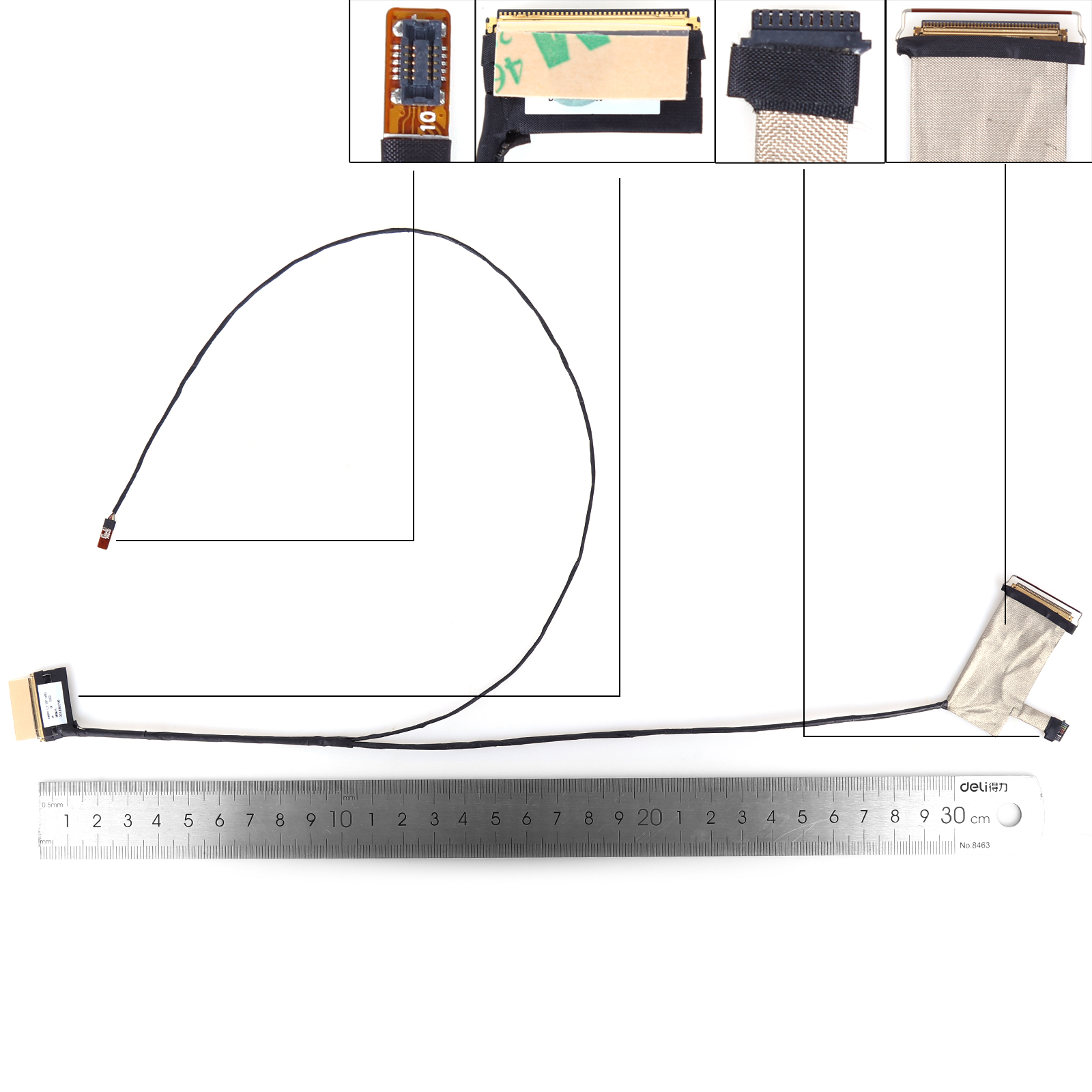Picture of New LCD Display Screen Cable Replacement  For ASUS X3400PA M3401Q K3400P X3400PH 40pin 0.5