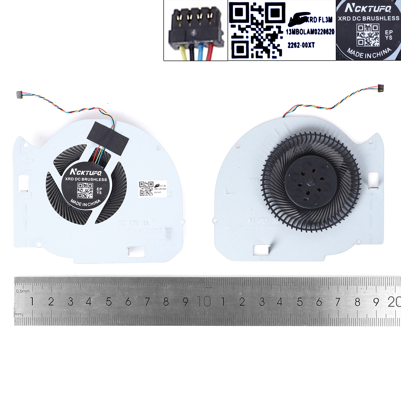 Picture of New Replacement CPU Cooling Fan For ASUS ROG Zephyrus M GM501 GM501GS（CPU,High copy） N/A Layout