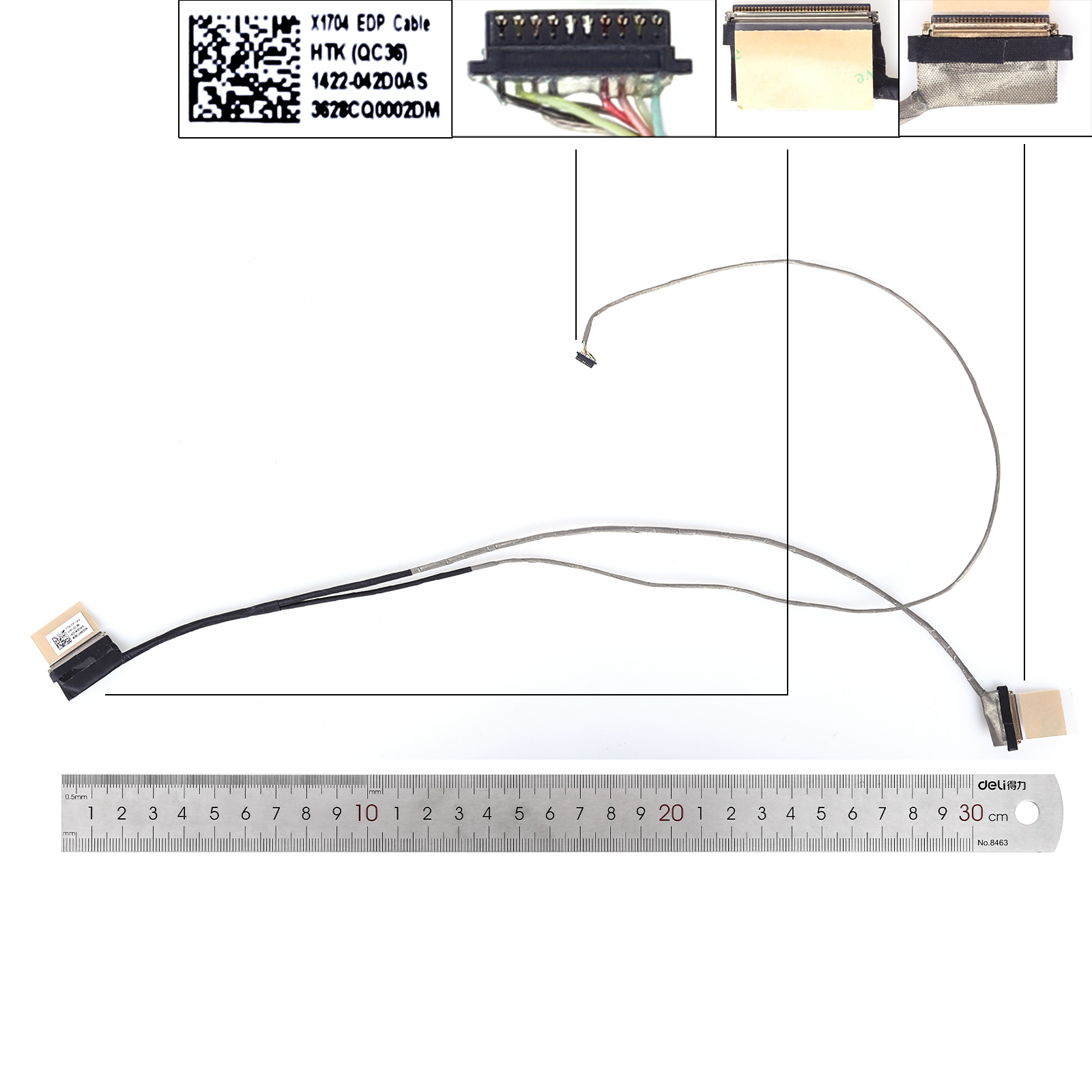 Picture of New LCD Display Screen Cable Replacement  For ASUS Vivobook X1704 F1704ZA 30pin0.5