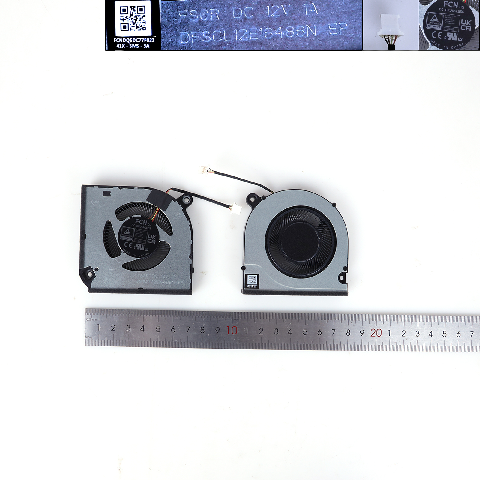 Picture of New Replacement CPU Cooling Fan For ACER V15 ANV15-51 ANV15-51-532J N23Q22(L+R,ORG) N/A Layout
