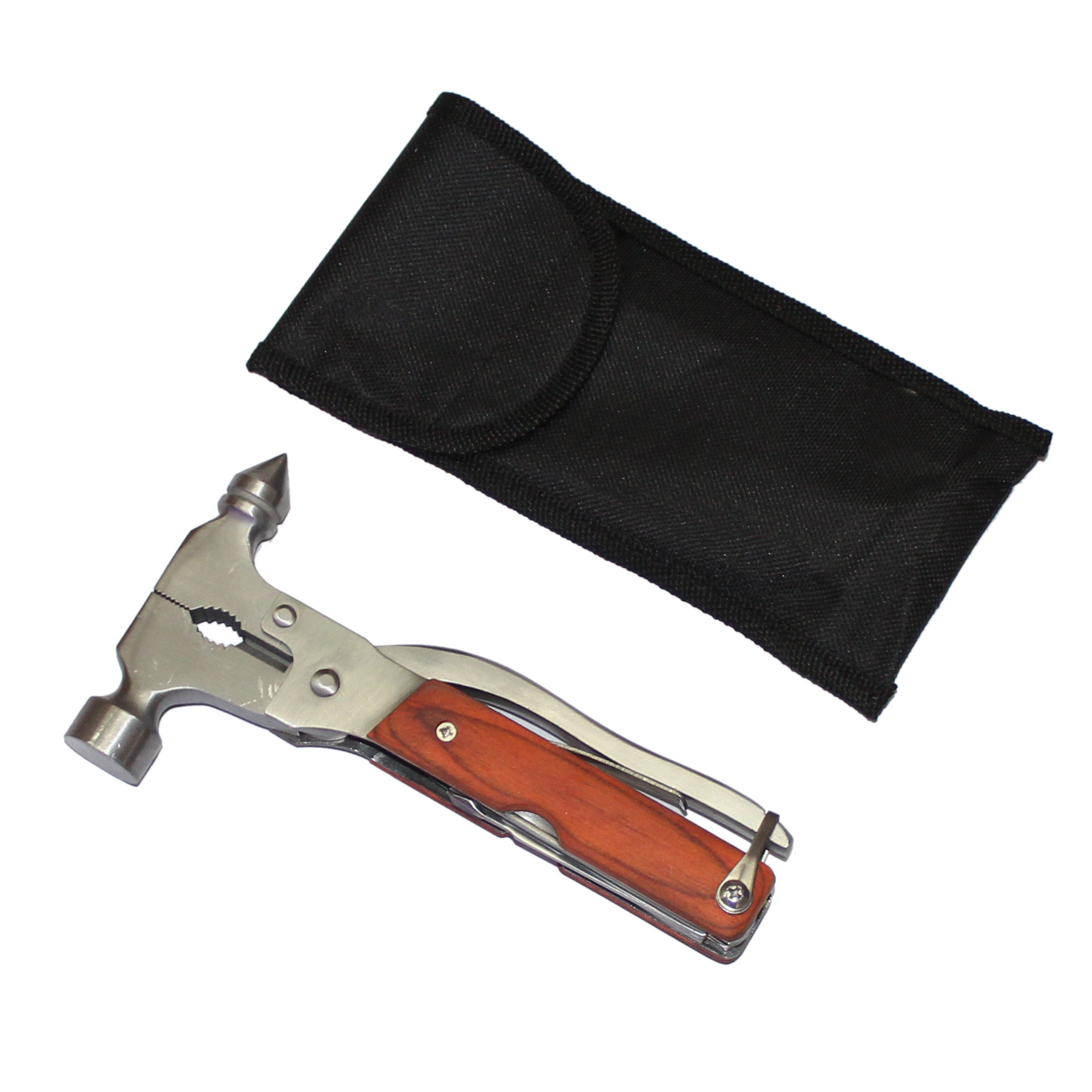 Picture of Outdoor multi-function combination tool Escape conical hammer break car window device Pliers screwdriver Outdoor combination tool 8 in 1 break car window escape conical safety hammer