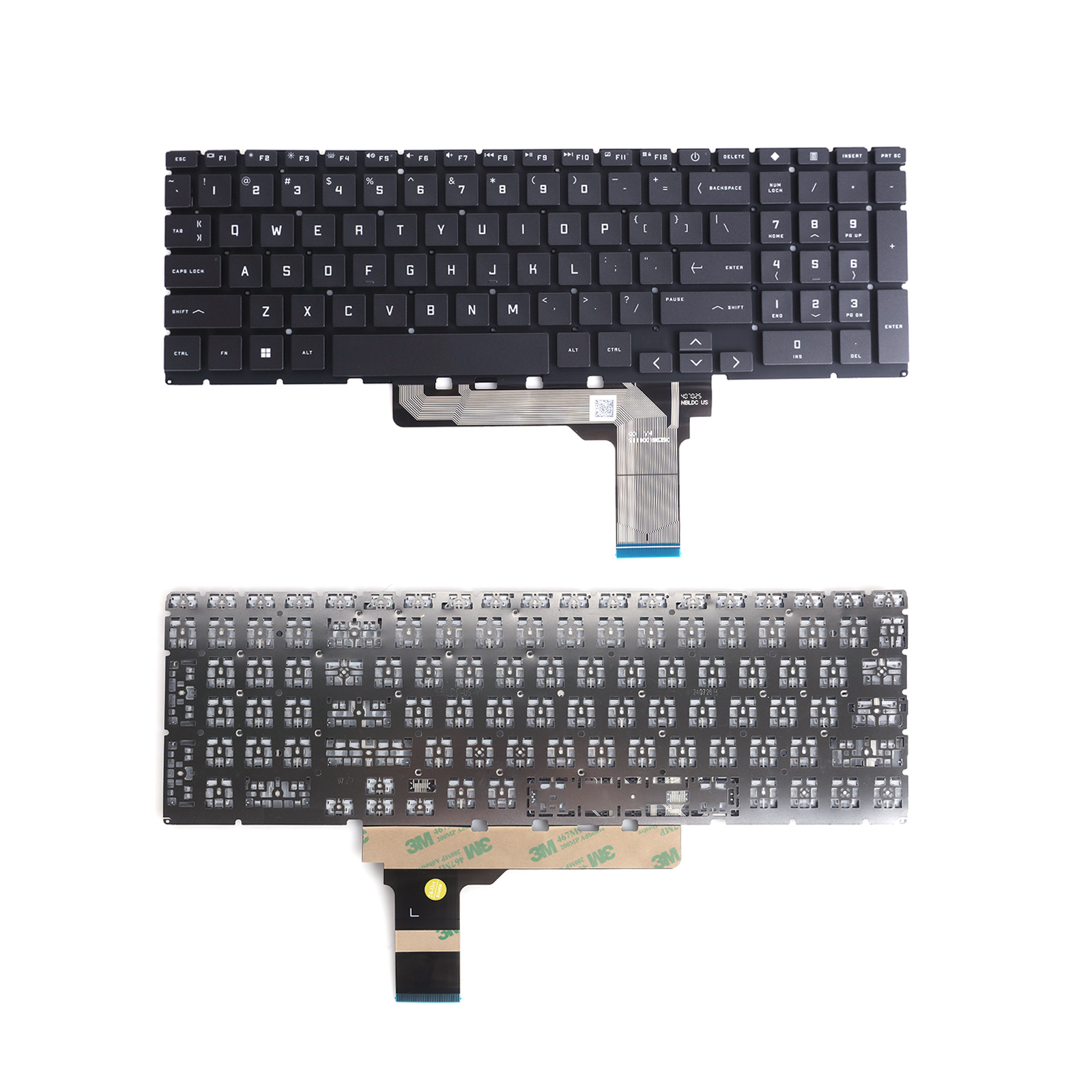 Picture of New Replacement Laptop Keyboard For HP Victus 16-D0013DX 16-D0010CA 16-D0023DX BLACK(backlit win8) US Layout