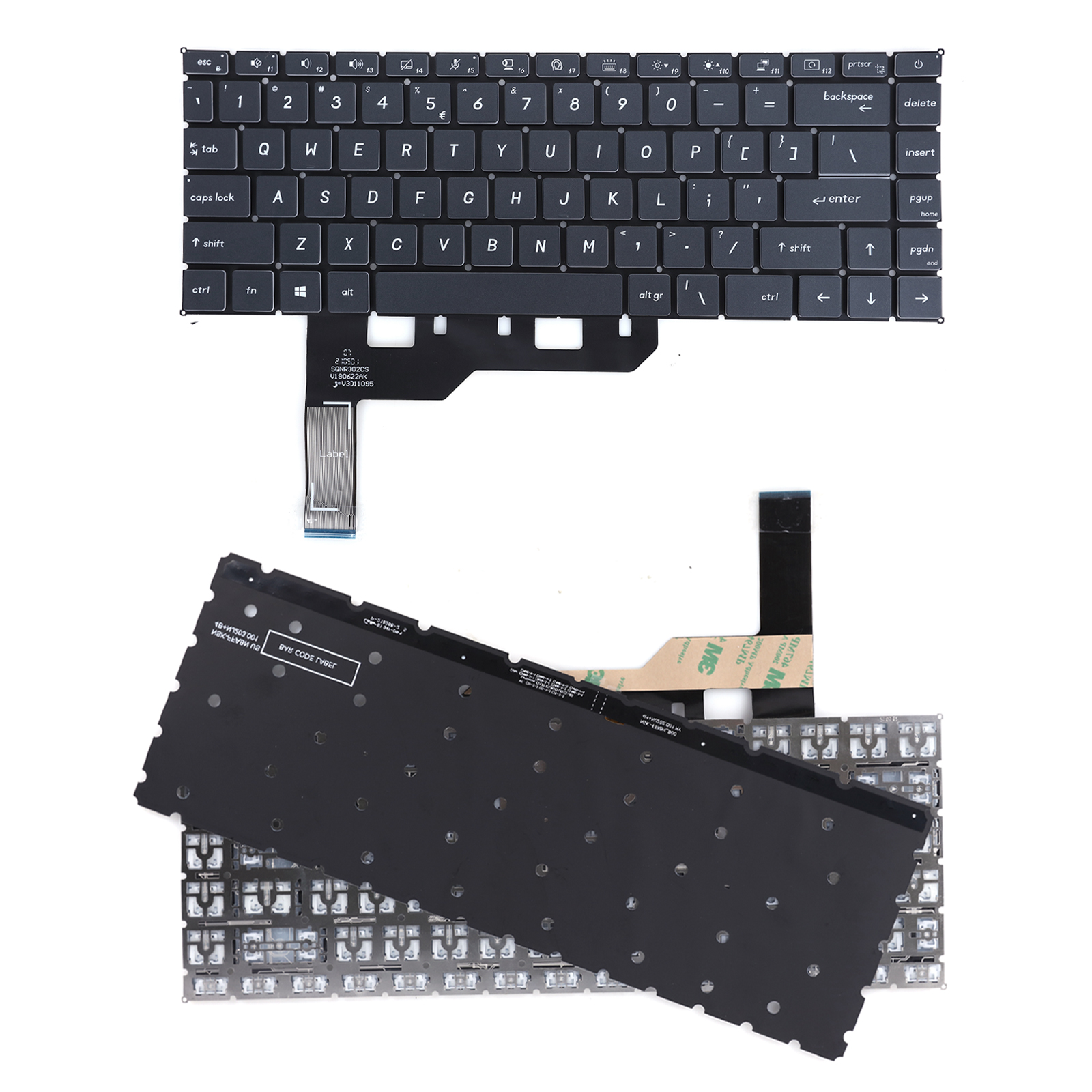Picture of New Replacement Laptop Keyboard For  MSI Prestige 15 A10SC MS-16S3 Black With Backlit US Layout
