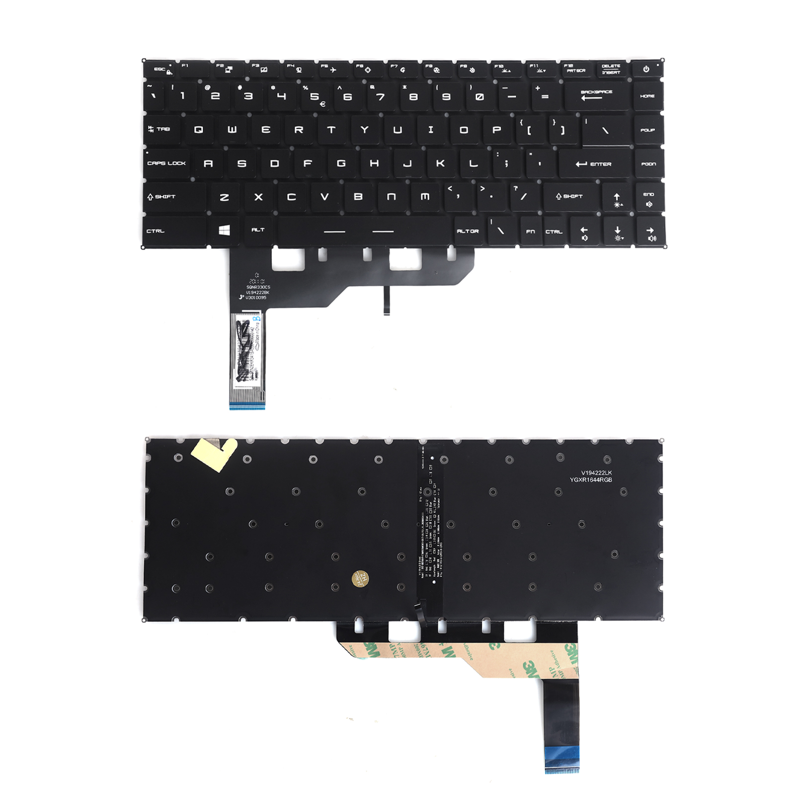 Picture of New Replacement Laptop Keyboard For MSI GE66 GS66 BLACK ( Backlit,WIN8) US Layout