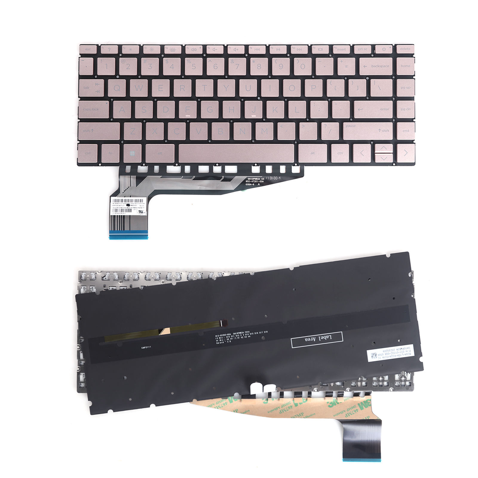 Picture of New Replacement Laptop Keyboard For  HP Pavilion 13-BE 13-BE0158AU13-BE015613- BE1104 TPN-W152 Goid（Backlit ） US Layout