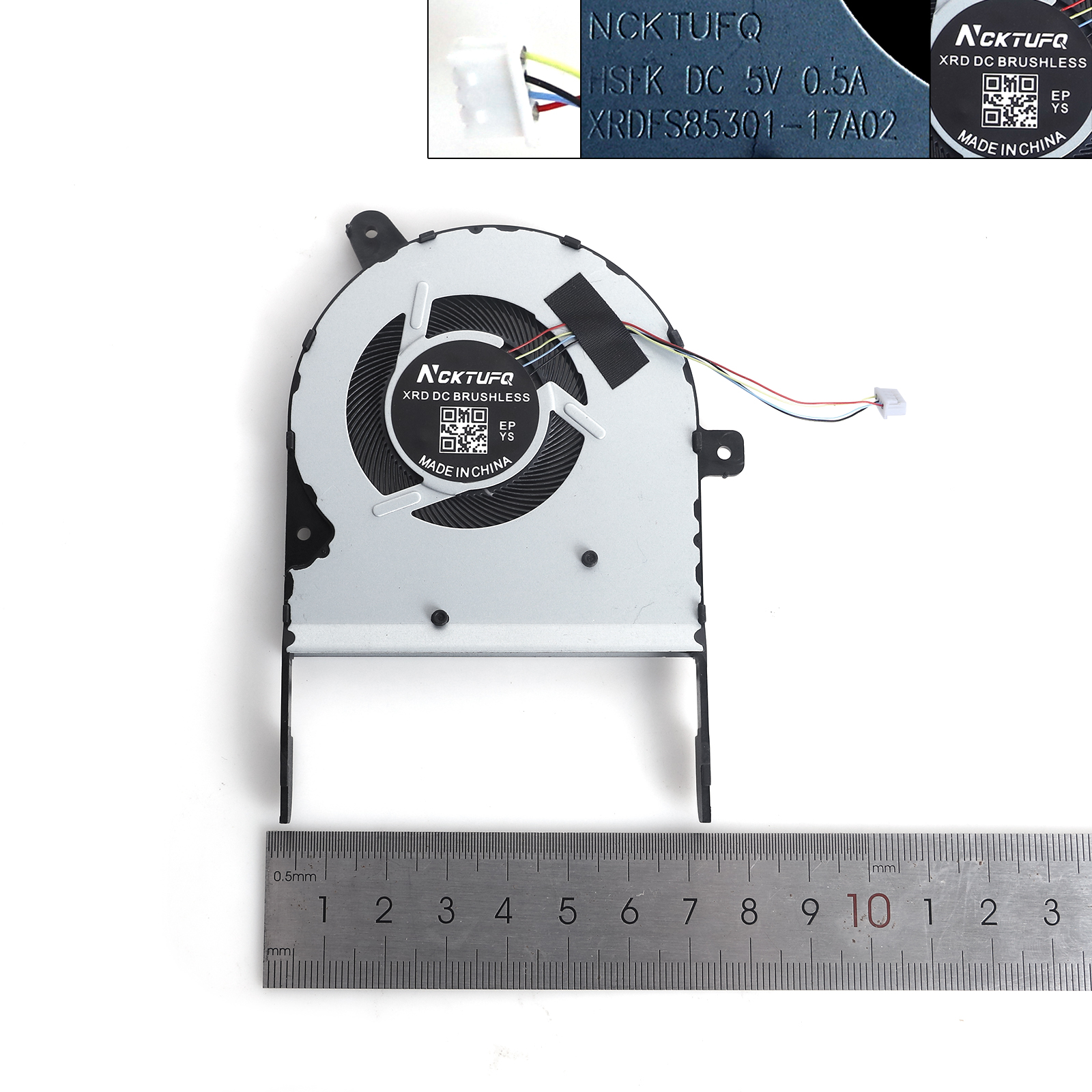 Picture of New Replacement CPU Cooling Fan For ASUS X505BA X505BP X501UQ（OEM） N/A Layout