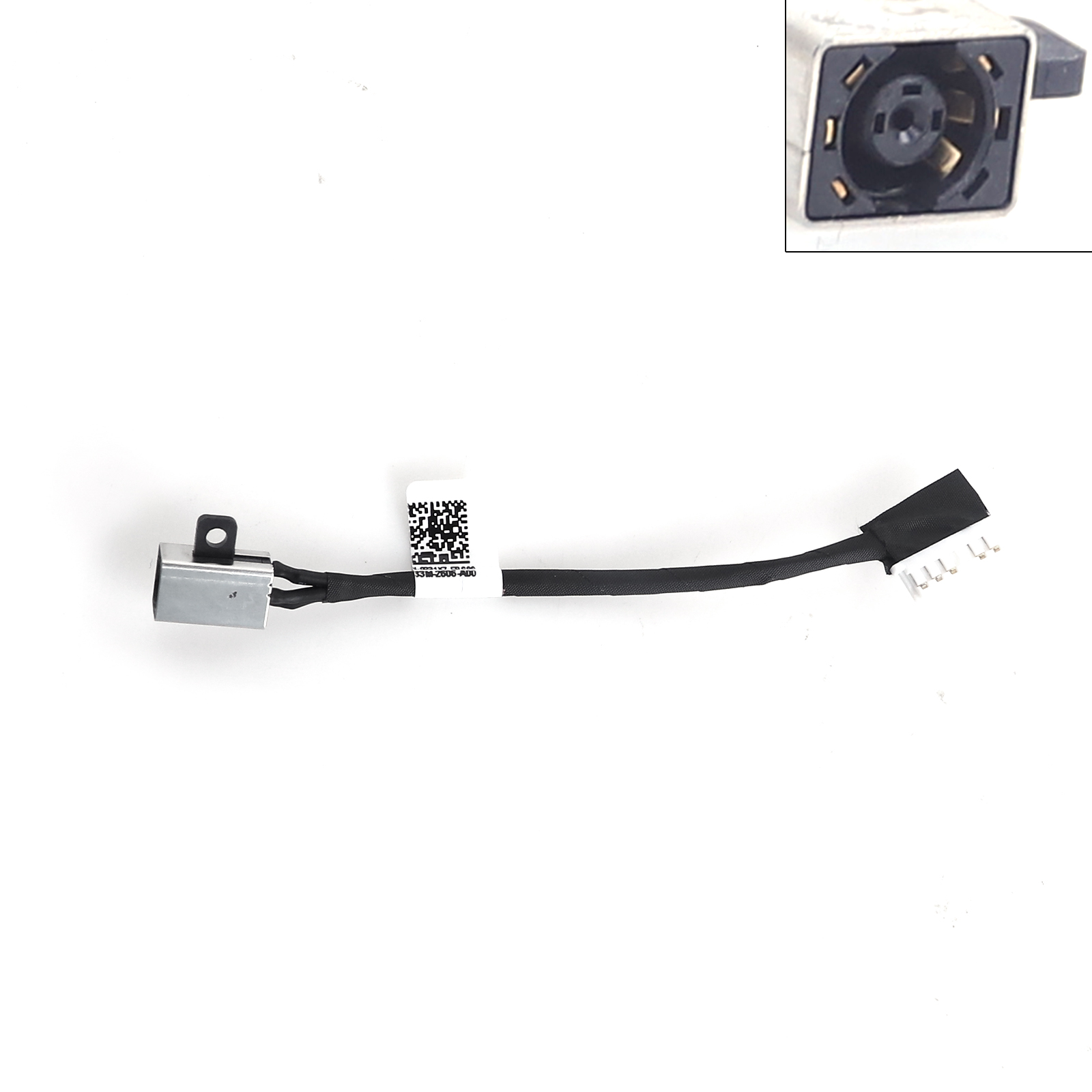 Picture of DC Power Jack Charging Port Socket Replacement for De11 Inspiron 14 3405 3480 3482 15 3501 3583 5493 5593 P90F 9.5CM PJ1142